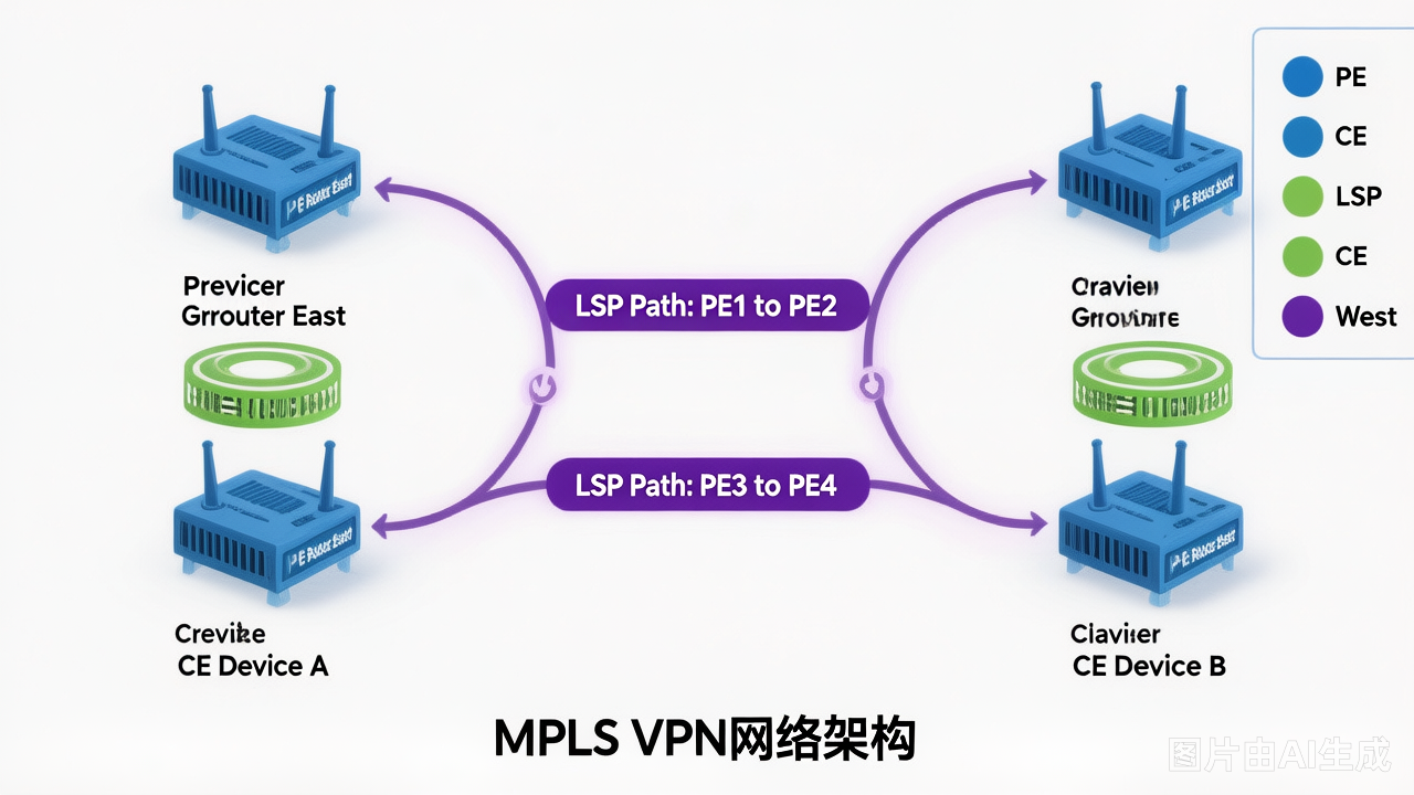 MPLS VPN 网络架构